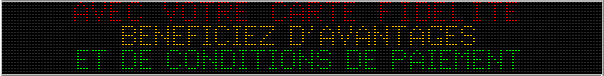 Afficheur LED Alpha-7200 Afficheur LED Alpha-7200